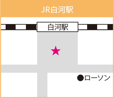 JR白河駅マップ
